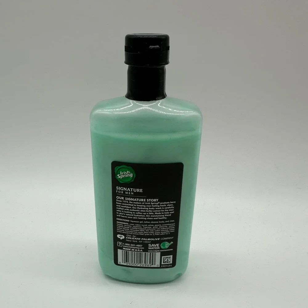 Irish Spring SIGNATURE FOR MEN Hydrating Body Wash, 15oz | HTF DISCONTINUED